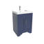 Ensemble de meuble-lavabo autoportant bleu marine avec comptoir en quartz de Carrare blanc 24 po Aurilla-1377592117-1488533895