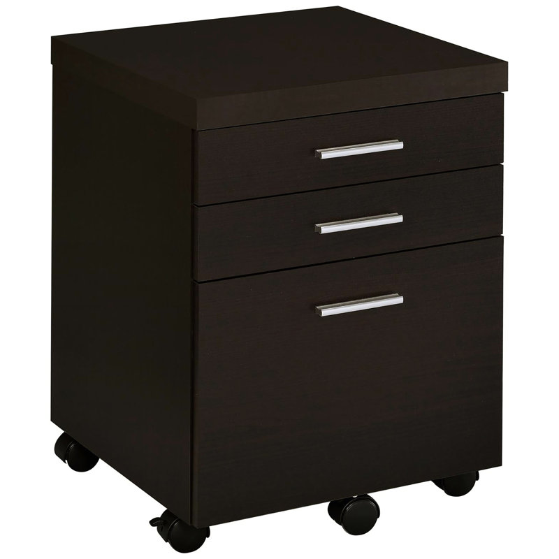 Office File Storage - Cappuccino 3 Cabinet For Space 3 Drawers Saving