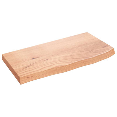 Clintonpark Oak Solid Wood Floating Shelf