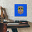 Bungalow Rose «Charmant hibou Charlie» par Hello Angel, art mural en verre acrylique-1371129373