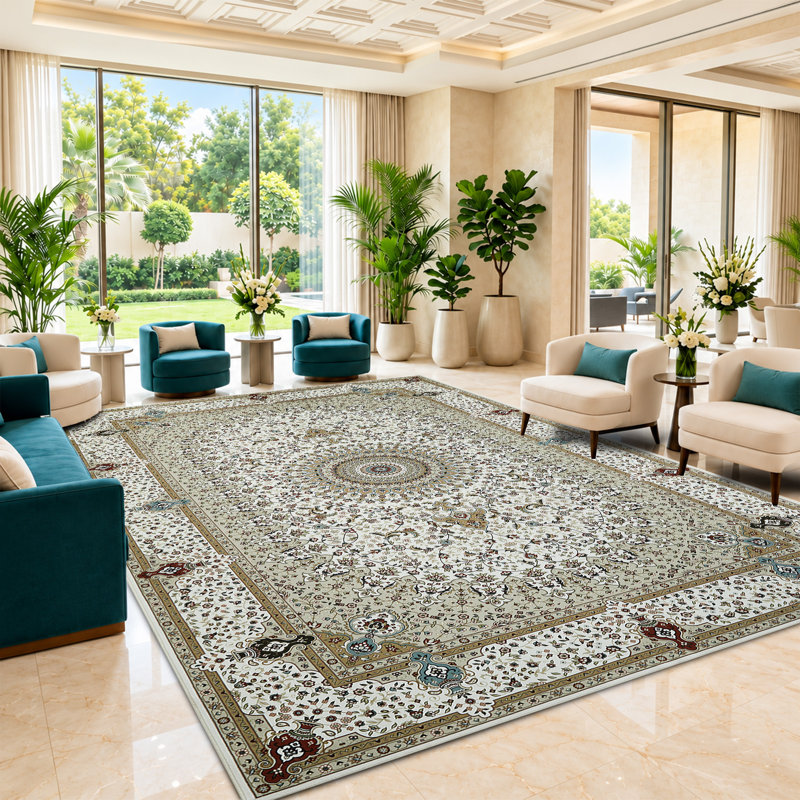 Vintage Look Shag Area Rug, Rectangle 60	x 110 cm