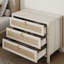 Grande table de chevet avec 3 tiroirs Boho-2080651070-2110107677