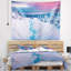 Tapisserie de mélange de soleil sur les montagnes de l’hiver avec accessoires suspendus inclus-28489414