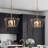 4 - Light Lantern Geometric Chandelier
