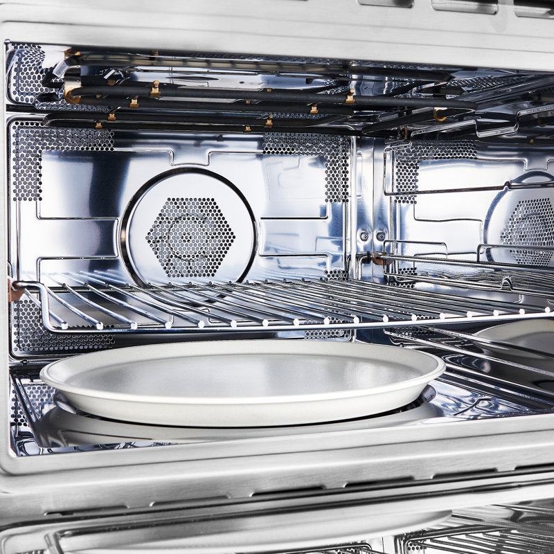Oliena Espresso 24 Inch Built-In Microwave Convection Oven, 1.6 cu.ft., 1000W/1750W, White