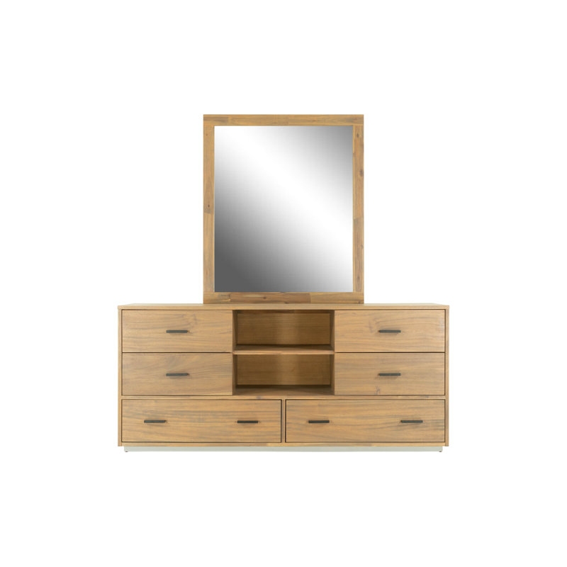 Commode 6 tiroirs avec miroir Bergquist