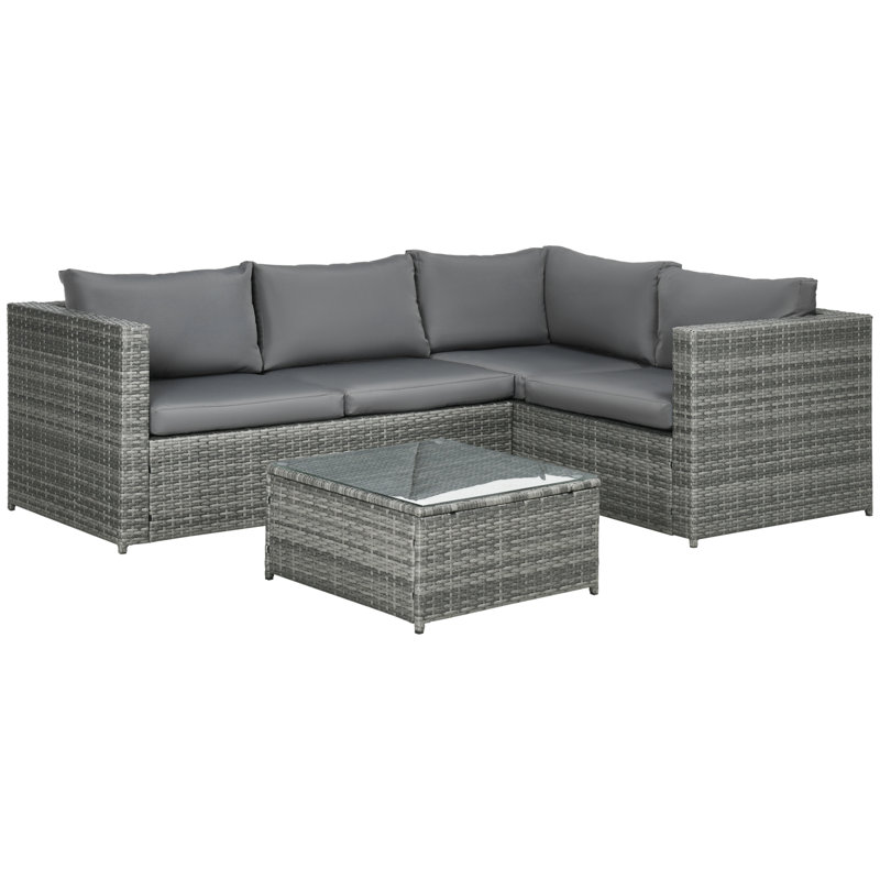 Nazanin 4 - Person Seating Group with Cushions