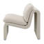 Fauteuil d'appoint Jaeda, Boucle ivoire-340223524