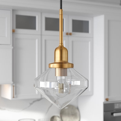 Luminaire suspendu simple à 1 lumière Chareen