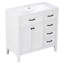 Armoire de salle de bain 36 po avec lavabo et tiroir 36 po-104313005