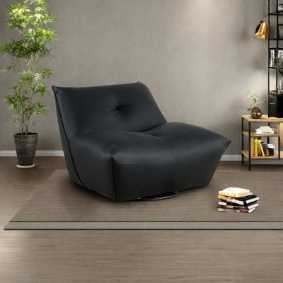 Chaise longue rotative confortable