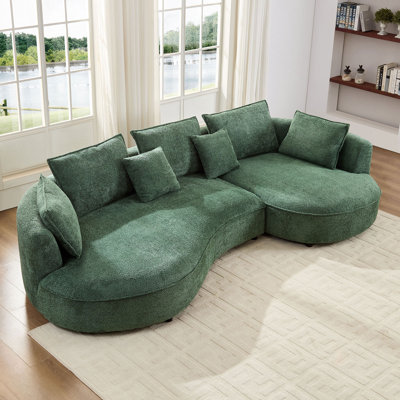 Canapé modulaire courbé surdimensionné pour la maison