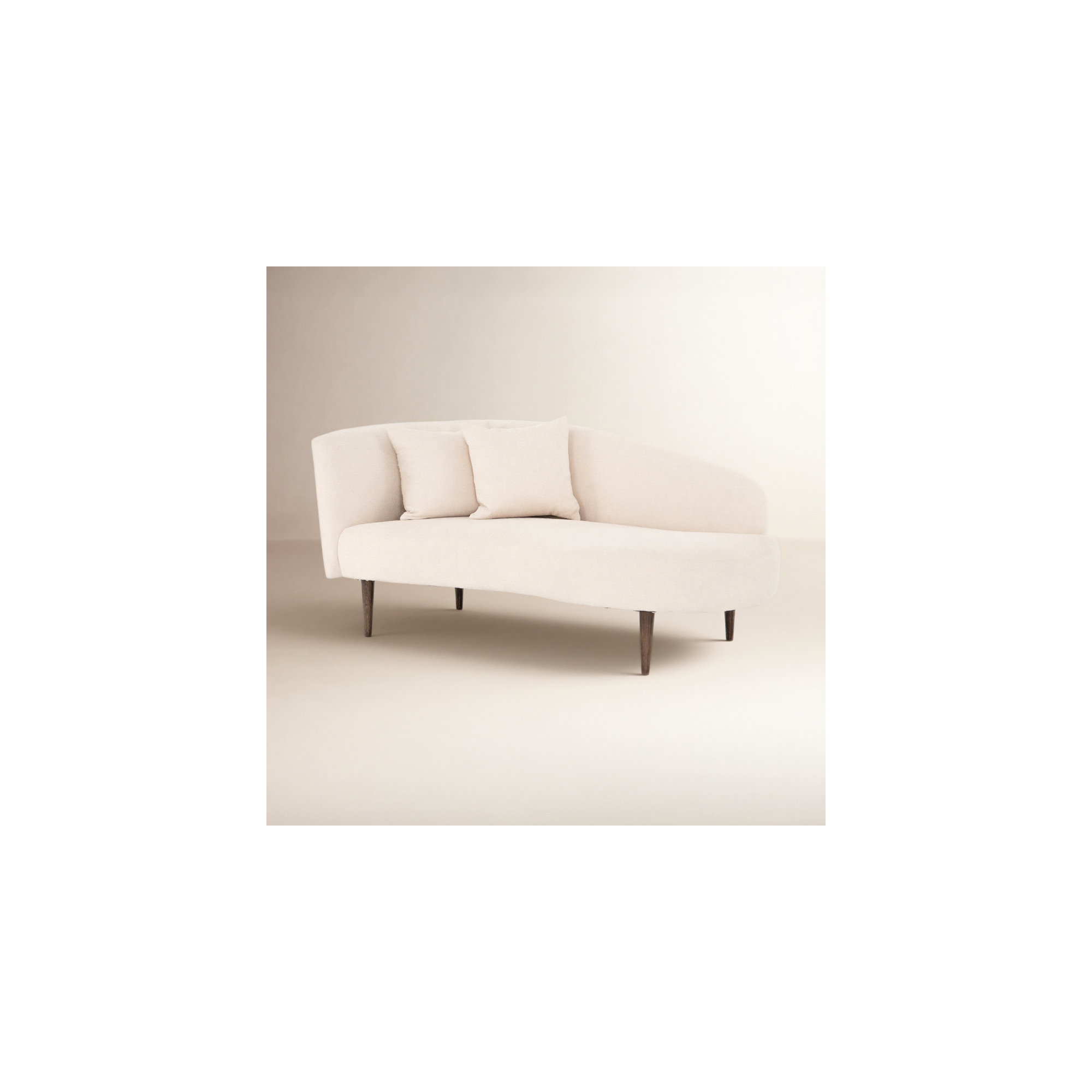 Aurelia 70" Upholstered Chaise Lounge, Left Hand Facing