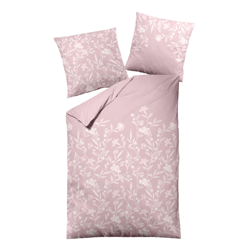 No Pattern Duvet Cover Set with Pillowcases, 155 x 220cm