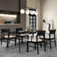 Ensemble de 4 chaises de cuisine moderne avec dossier profilé Latitude Run®-687162757