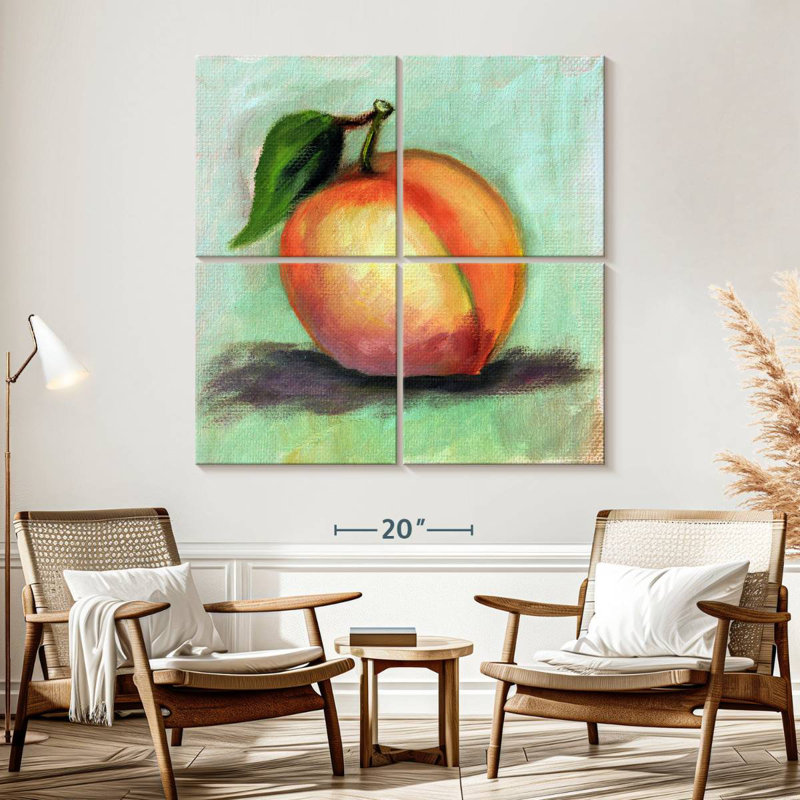 Yarlin Peach, 57" H x 57" W
