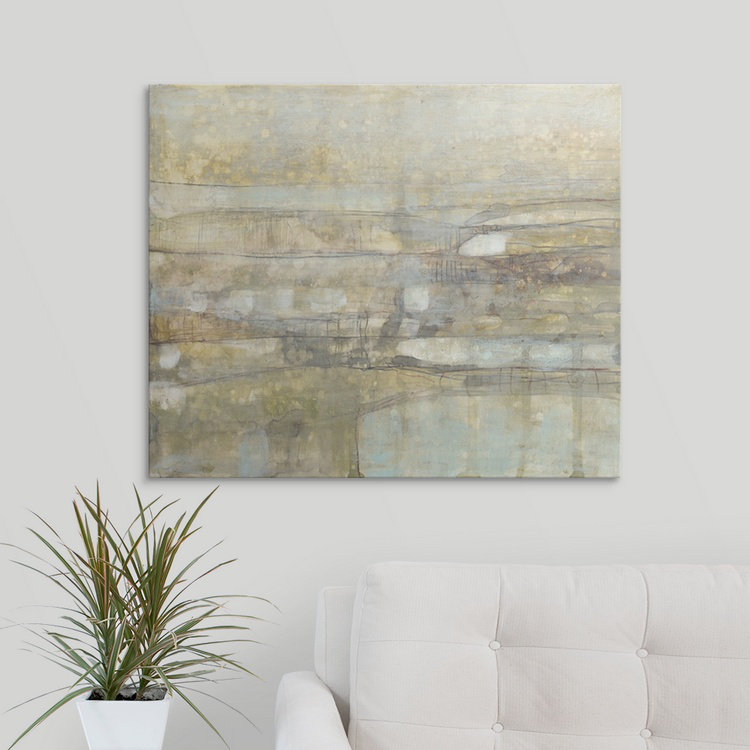 « pastel scape ii », reproduction d’art jennifer, H 25 po x l 30 po x P 1,5 po, Toile
