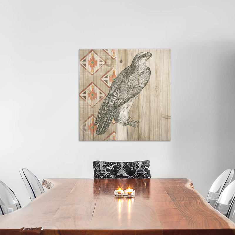 Histoire naturelle, impression sur toile tendue sud-ouest, H 12 po x l 12 po x P 0,75 po, Toile tendue, Pas de tapis