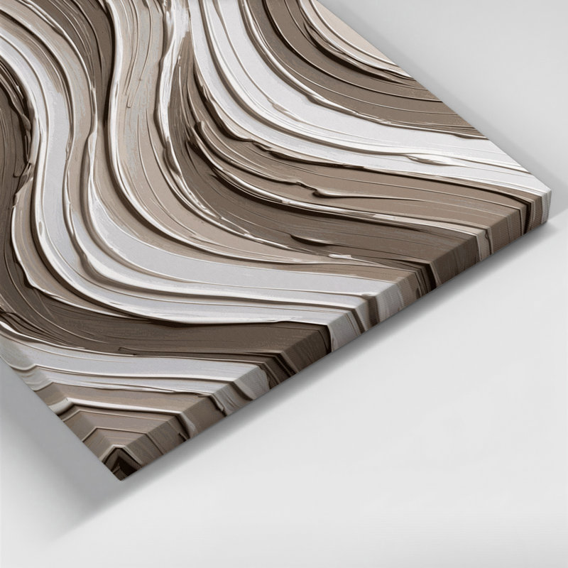 Art mural sur toile DiagonalStripes, H 12 po x l 18 po