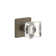 Viaggio Quadrato Rosette Double Dummy with Quadrato Crystal Knob