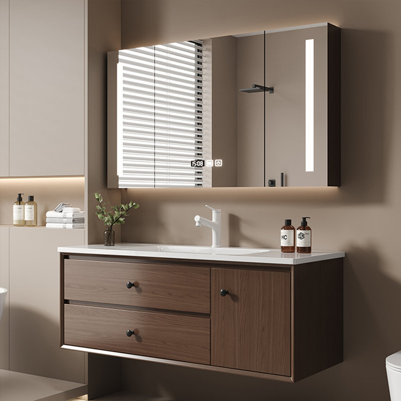 Armoire de salle de bain de style médiéval rétro