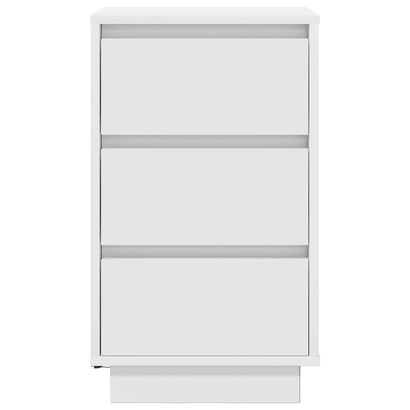 Davayah 38cm W Manufactured Wood Bedside Table, White