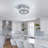 Fumihito Round Crystal Flush Mount Ceiling Light