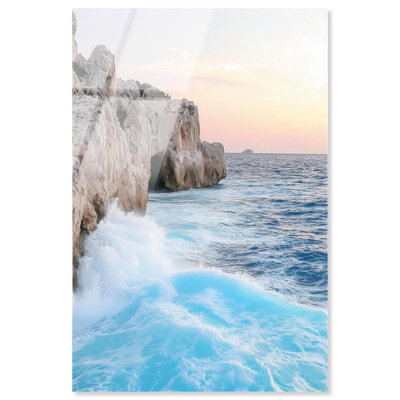 «Coastal Crash I Travel», reproduction de photo sur acrylique par Notoriart
