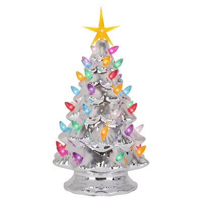 Ceramic Christmas Tree That Lights Ups - Inspired Vintage Christmas Tree - Light Up Tree