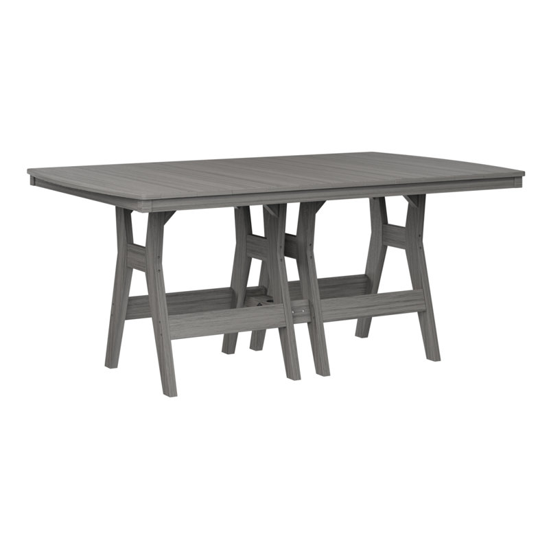 Table rectangulaire à hauteur de comptoir 72 po Tierney, Bois flottant gris
