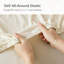 Drap toutes saisons confortable pour grand lit - mélange de coton absorbant tricoté hiver chaud-119106320-119106321
