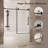 Frameless Shower Door 56-60 "w X 60" H, 1/4 "(6 Mm) Clear Tempered Glass, Explosion Proof Film, Stainless Steel Handle, Matte Black-120720889