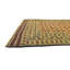 Tapis de la zone en laine brun/doré/rouge 4 pi 2 po x 6 pi "one-of-kind" -the main noué la Warminster