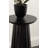 Klarc Modern Round Slatted Wood Drink Table-277339097