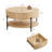 30.47'' Round Coffee Table With Drawers-882537523