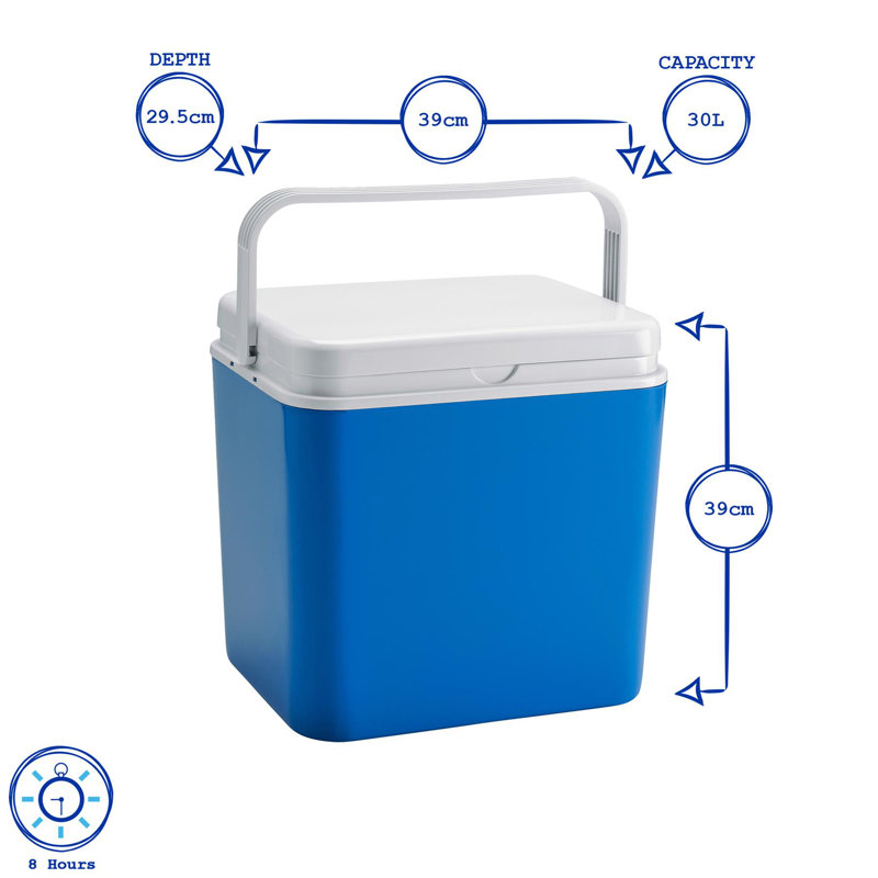 Harbour Housewares 30L Ice Chest in Blue