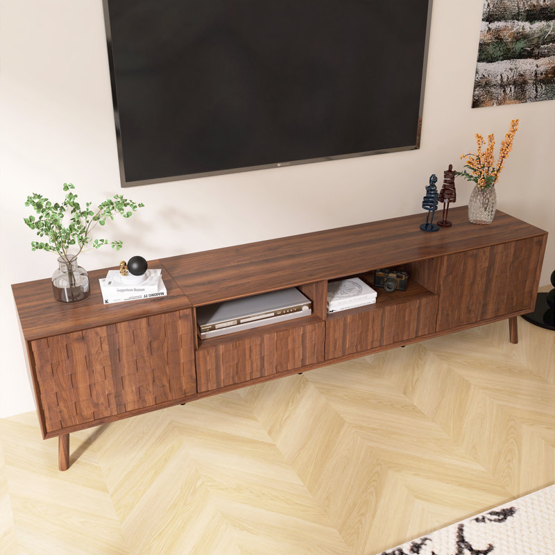 Modern 78.7" Width Entertainment Center, TV Stand For Tvs Up To 85"
