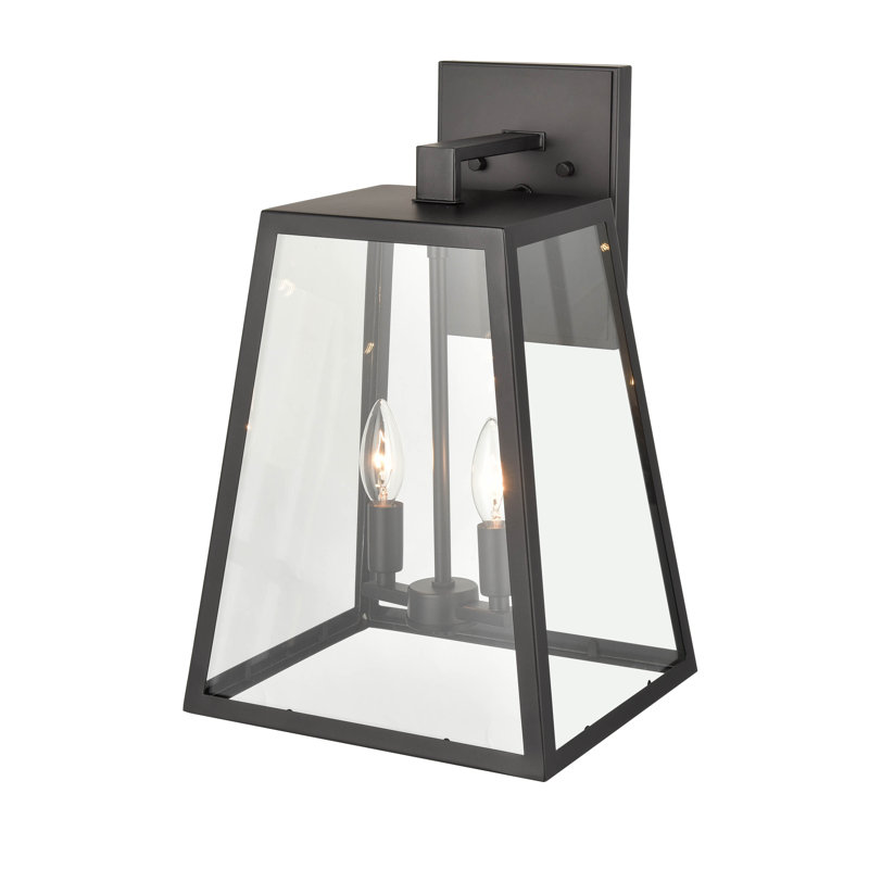 Steel Wall Light, Black