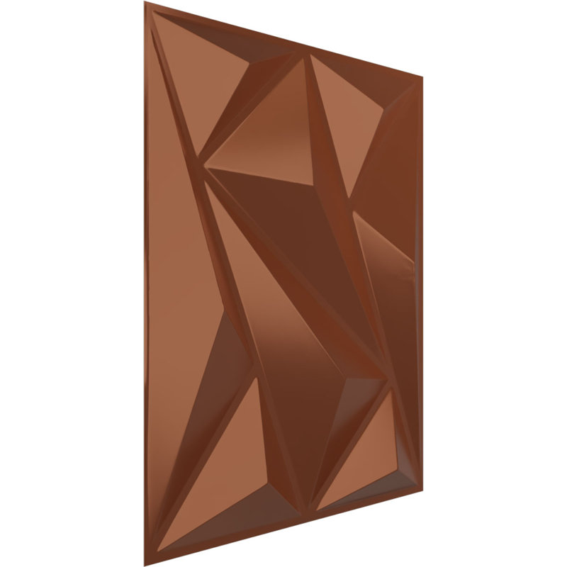 Panneau mural décoratif 3D Marquise EnduraWall, Cuivre brillant