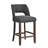  Bisto Faux Leather Upholstered Counter Height Bar Stool With Solid Wood Legs Set of 4-850962805-850962806