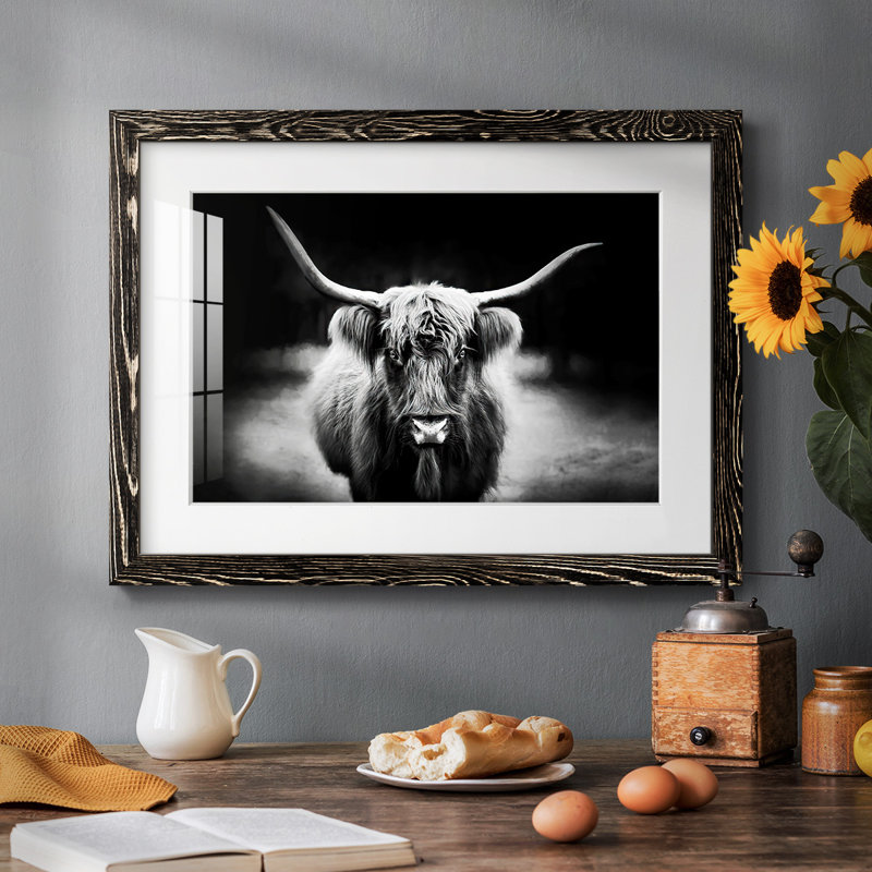 Reproduction photographique Highland C Best, H 22 po x l 32 po, Noir