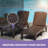Outdoor Resin Chaise Lounge (Set Of 2)-437403826