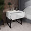 Varonique 1 Drawer Bedside Table-69424981-69424980