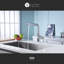 Robinet de cuisine à installation à un trou avec douchette extractible Hena - Chrome poli-55217762
