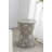 Tapered Capiz Stool with Star Pattern