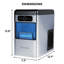 Machine à glaçons croquante à croquer Kenmore - acier inoxydable 40 lb / 24 heures