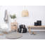 Round Solid Colour Wool Hand Woven Area Rug-38568227