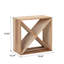 Ensemble de 2 porte-bouteilles de 24 bouteilles, cube de rangement pour bouteilles de vin, caisse en bois naturel