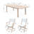 Capac 8 Seater Dining Set