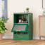 Armoire de rangement en métal durable avec portes en acrylique rabattables et 1 tiroir, idéale pour les espaces de vie organisés-1425309812-1425309819